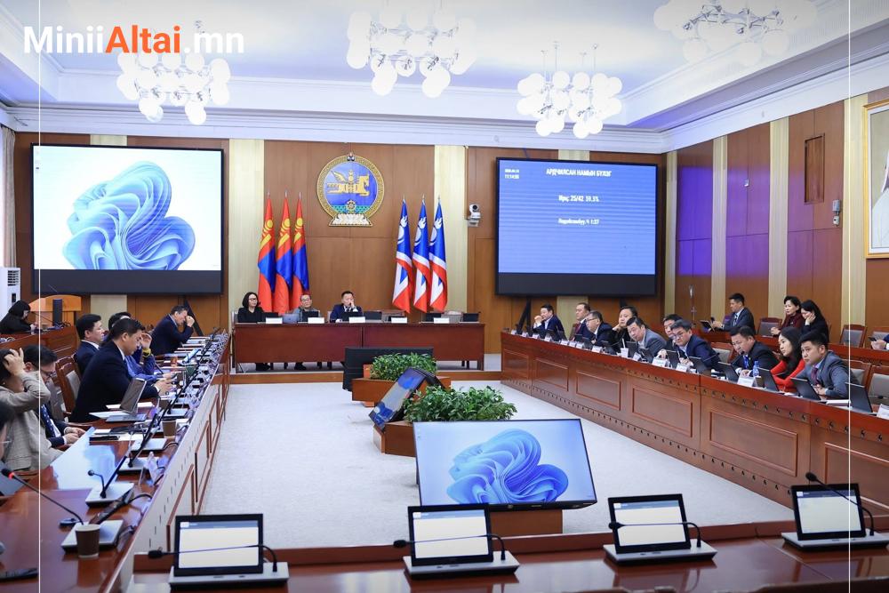 АН БҮЛЭГ: Дараах хоёр асуудлыг хэлэлцэж байна